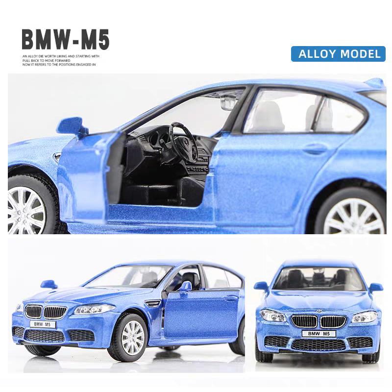 BMW M4 M5 Купе Симуляция Литая и Игрушечная Машинка Машинка с Инерционным Механизмом и Открывающимися Дверцами RMZ city 1:36 моделей из сплава, подарки для детей