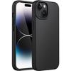 Black Case for iPhone 15 PLUS - Silicone Gel TPU Protection Soft Ultra Thin Phonillico®
