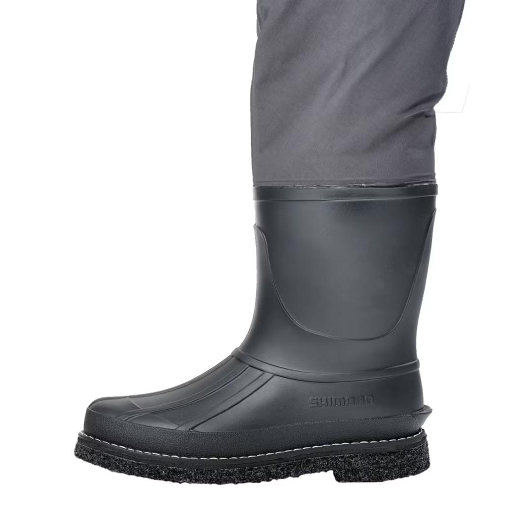 SHIMANO DS4 Вейдерсы до груди, крой, подошва из войлока, угольный, XS, FF-043X