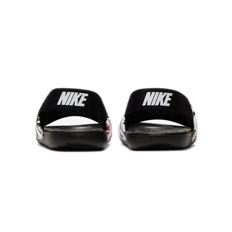 Nike Kawa Слайды Athleisure Низкие Детские Кроссовки Черно-Белые Для Младенцев и Малышей CW3360-010