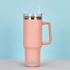 Yousheng термостакан из нержавеющей стали на 40 унций с вакуумной изоляцией и многоразовой соломинкой для путешествий дома и офиса