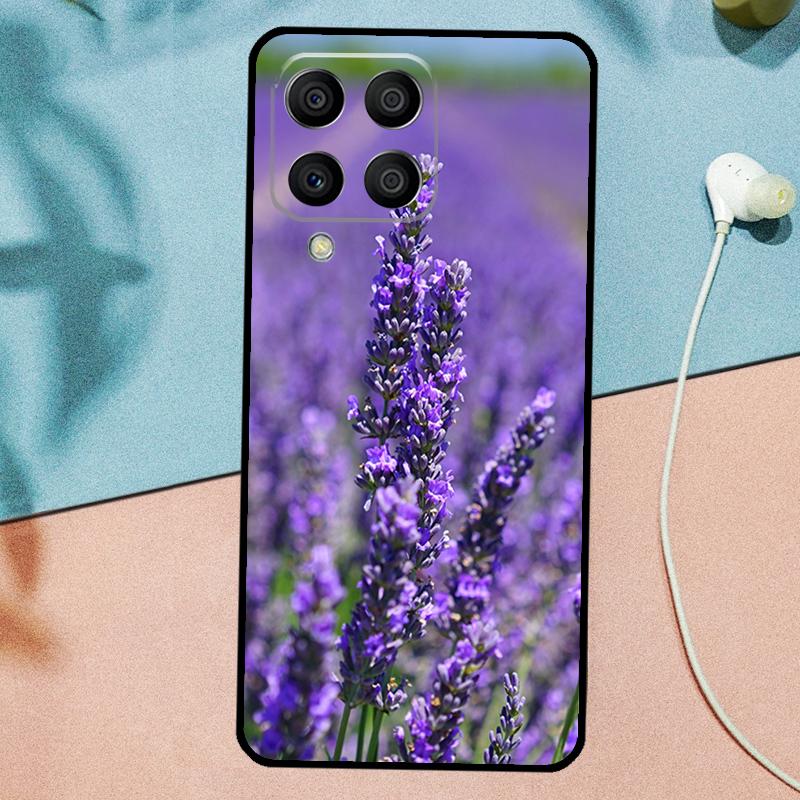 Фиолетовые Цветы Лаванда Для Samsung Galaxy M21 M31 M11 M13 M33 M53 M16 M06 M12 M14 M15 M35 M55 M34 M54 M32 M52 Чехол