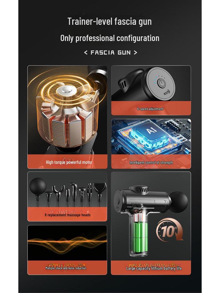 Mini Fascia Gun - Compact Muscle Impact Massager