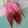 Rooster Feather 3-5inches for Crafts Grizzly Chicken Saddle Fly Tying Feather Dream Cather Jewelry Earring Accessory