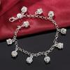 925 Silver Crown Charm Bracelets For Women Fashion Jewelry