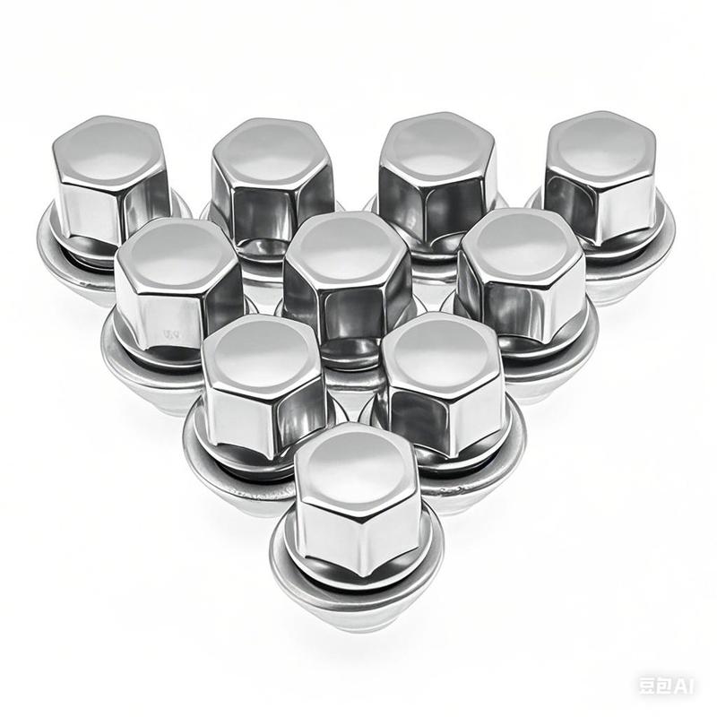 5/10 Piece 19MM Bolt Lug Stud Tyre Nut Alloy Steel Wheel M12x1.5 Nuts Alloy Steel Wheel Nuts for Ford Fiesta Mondeo C-Max Focus