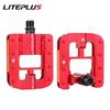 Liteplus Folding Bicycle Pedals Anti-slip All-aluminum Alloy Quick Folding Bike Pedals BMX Bicycle Folding Pedals Bicycle Parts
