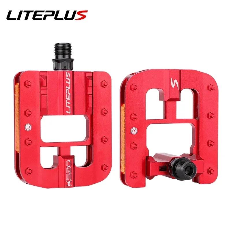 Liteplus Folding Bicycle Pedals Anti-slip All-aluminum Alloy Quick Folding Bike Pedals BMX Bicycle Folding Pedals Bicycle Parts