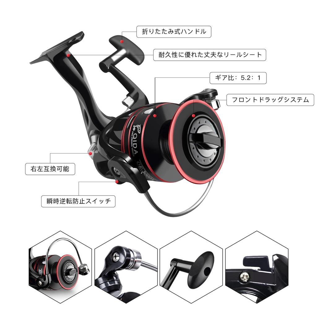 Безынерционная катушка Sugarman, Рыболовная катушка, Ручка с возможностью перестановки влево и вправо, Передаточное число 5.0:1, Высокая прочность, Долговечность, Легкий вес, Морская рыбалка,