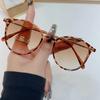 Men Women Luxury Sunglasses Unisex Fashion Design Round Frame Sun Glasses Trendy Outdoor Driving Riding UV400 Eyewear