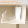 2Pcs Under Desk Cable Management Tray Self Adhesive Cable Storage Rack No Punching Wire Management Rack for Home Office