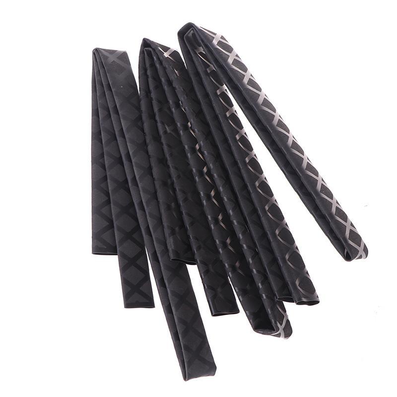 Нескользящая термоусадочная трубка для удочки/ракетки/велосипедной ручки/штатива своими руками черная 1 м 20/25/30/35/40/50 мм опционально