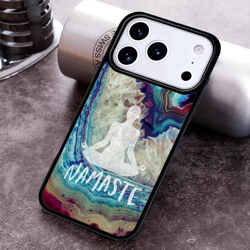 Чехол для телефона с мандалой, чакрами и йогой для iPhone 17 16 15 Pro Max Air 14 13 12 11 Plus, противоударный чехол Capa