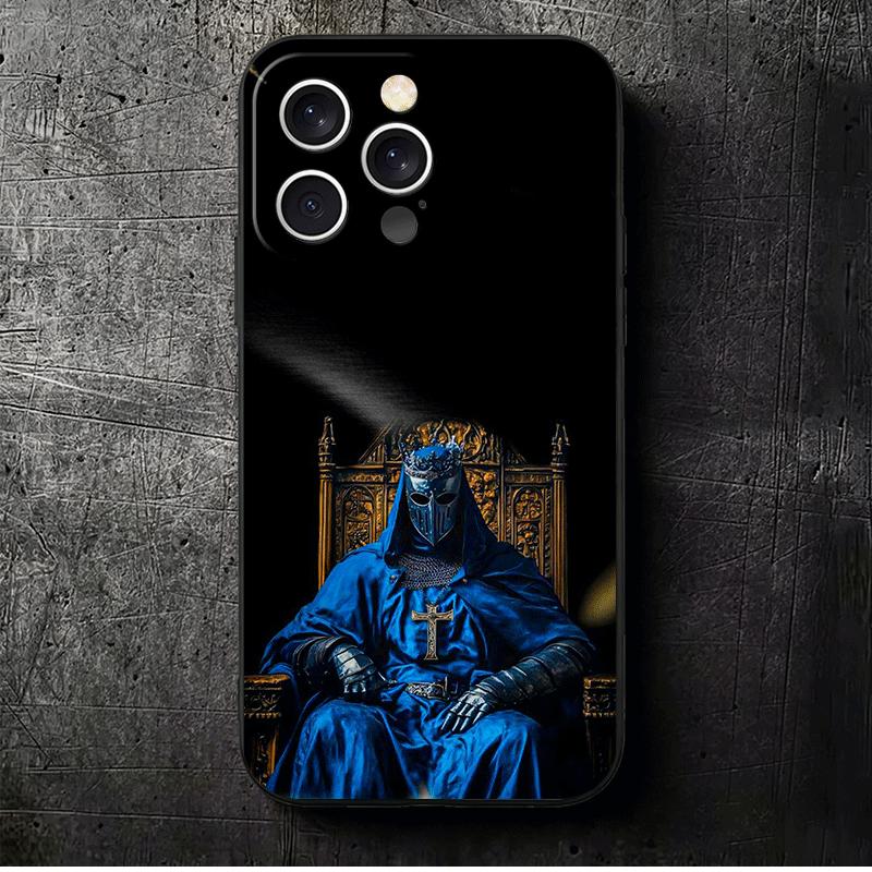 Крестоносцы Рыцари-тамплиеры Мягкий чехол для телефона для iPhone 16 16E 17 Air 15 Pro Max 14 Plus 13 Mini 11 12 7 Черная задняя крышка