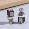 6-Pin Guitar Stomp Switch Metal Button DPDT Footswitch for Guitar Effects Pedal and DIY Pedalboard