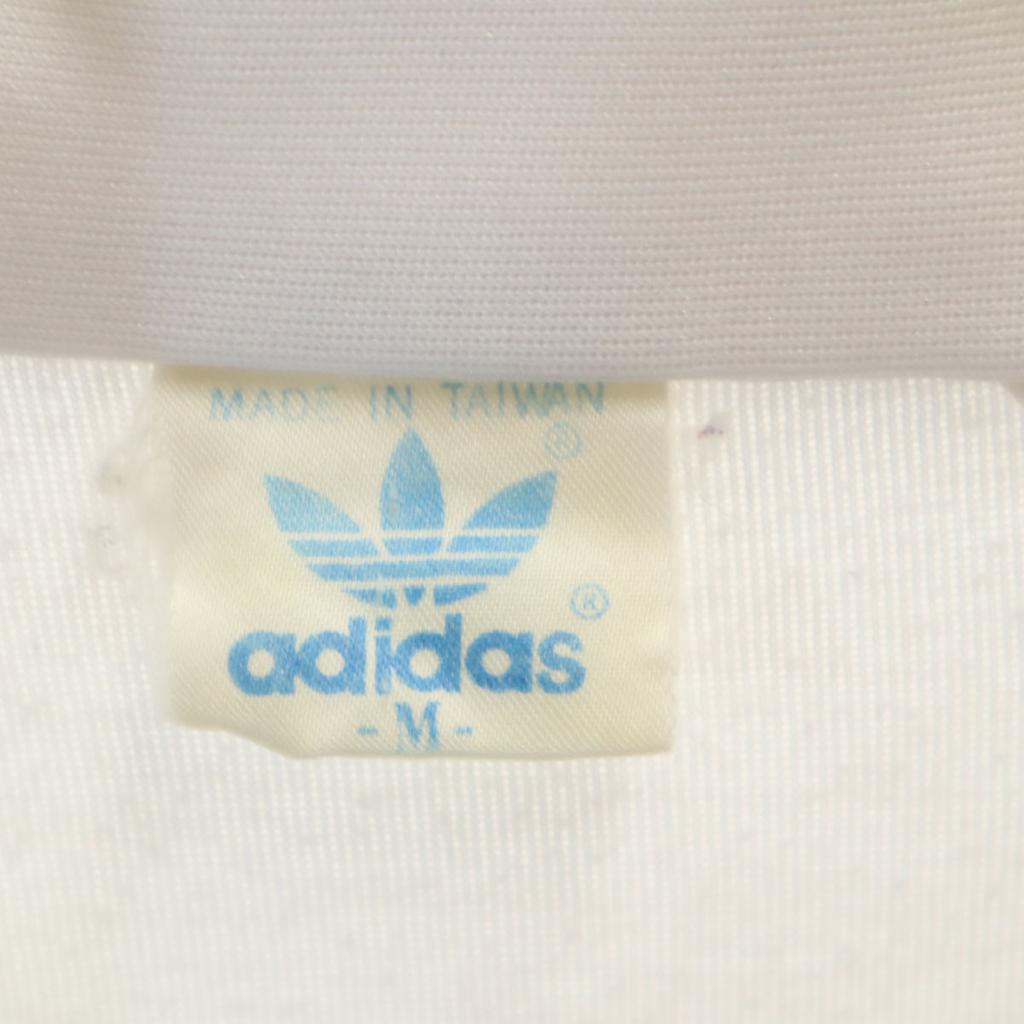 adidas 80s Made in Taiwan Vintage Track jacket M white Jersey Men's Used