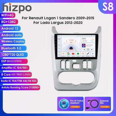 4G 9 дюймов 10,33 дюйма интеллектуальные системы AI CarPlay Android авто радио для Renault Logan 1 Sandero Lada Largus интеллектуальный экран автомобильный мультимедиа BT