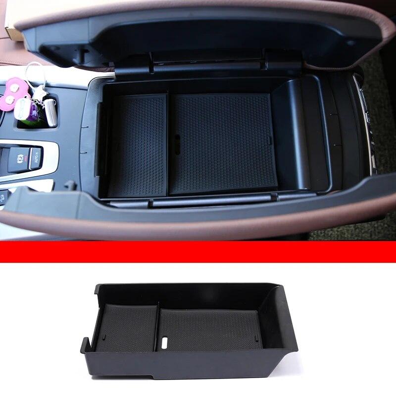 Car Central Control Armrest Storage Box For BMW X5 F15 X6 F16 2014-2018 Stowing Tidying Auto Interior Decoration Accessories