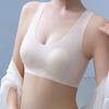 Thin and Sexy Seamless Lingerie for Women with A Cool and Breathable Semi Fixed Vest Style Bra