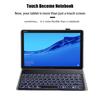 Для Huawei MediaPad M5 Lite T5 C5 10,1 с подсветкой, беспроводной Bluetooth, круглый чехол-клавиатура для Honor Pad 5, кожаный чехол для планшета