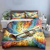 Harmonic rainbow symphony bedding. Bedding sets Duvet covers Pillowcases(1* Duvet Cover 2* Pillowcases without duvet insert)