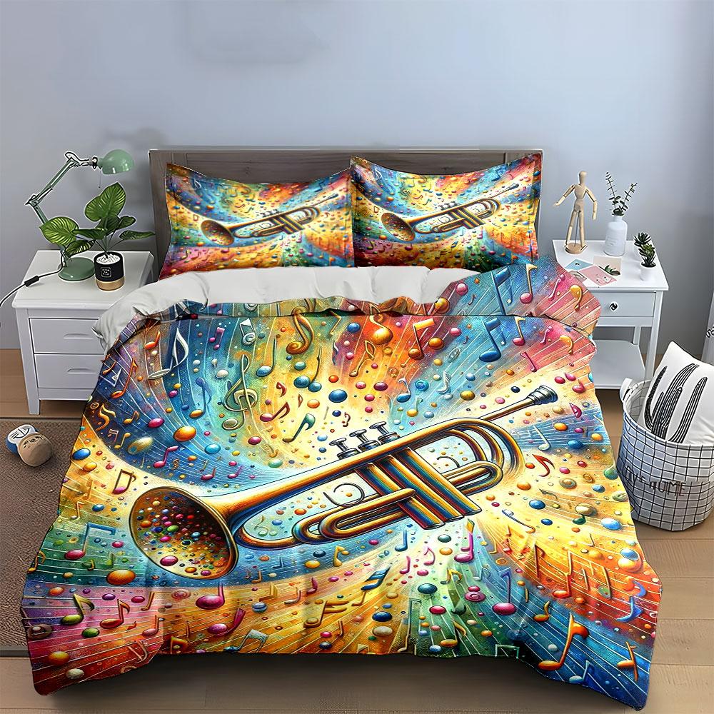 Harmonic rainbow symphony bedding. Bedding sets Duvet covers Pillowcases(1* Duvet Cover 2* Pillowcases without duvet insert)