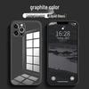 Premium White Tempered Glass Full Cover Case for iPhone 15/14/13/11 Pro - High-End Simple Design, Anti-Fall Protection