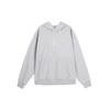 Nike Solo Swoosh Solid Color Logo Удобная свободная толстовка с капюшоном для мужчин Темно-серый DX0814-063
