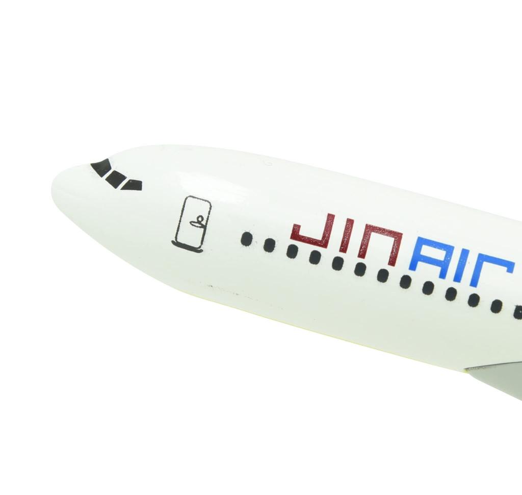 ДИНАСТИЯ ТАН 16см Корейский Jinair B737 Модель самолета из сплава Игрушка 1/400