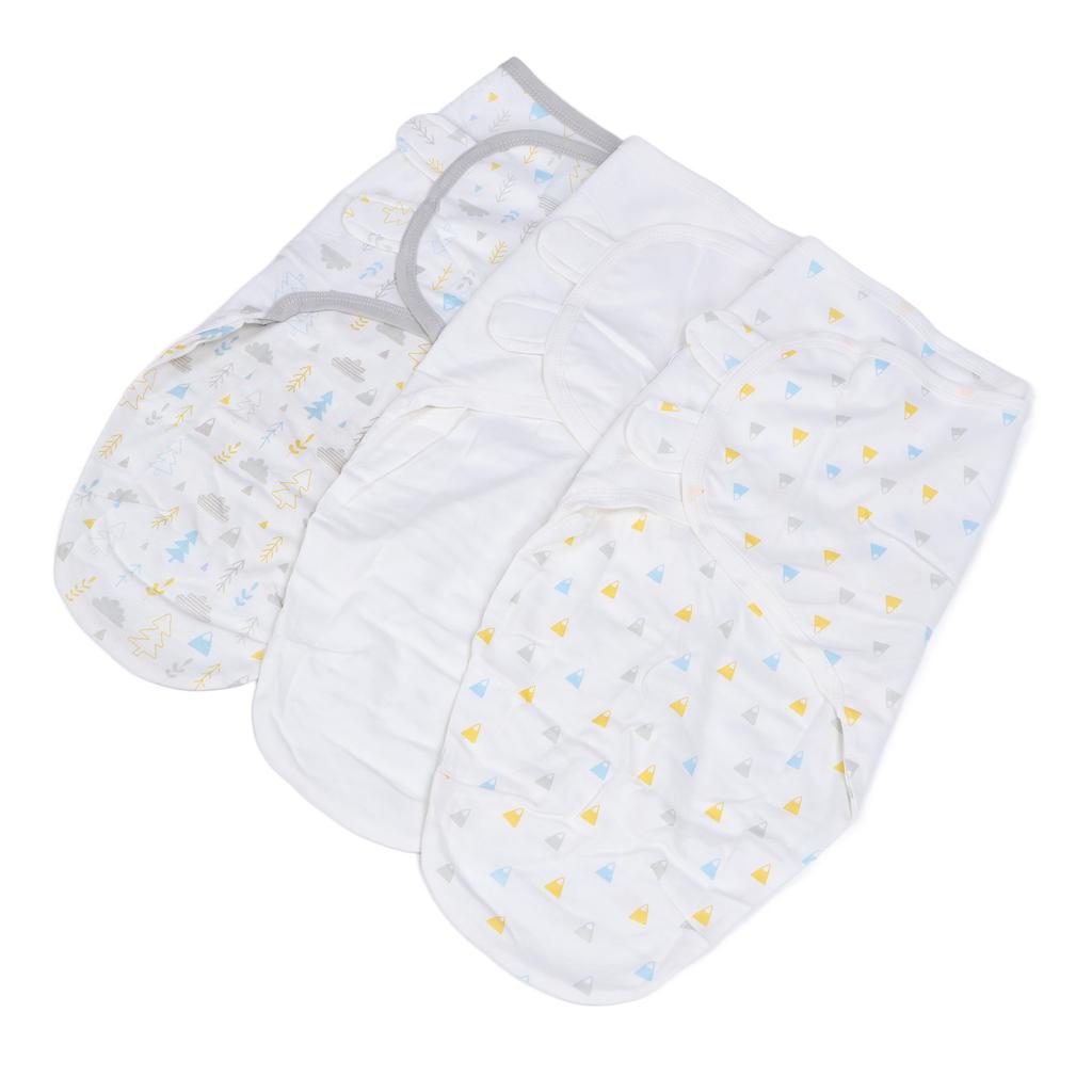 3pcs Baby Swaddle Sleep Sacks Cotton Swaddle Blanket for 0 To 2 Months Old Newborn Forest