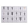 415 Pcs 18 Sizes Interior Door Trim Panel Retainers Clips Fastener Kit for Ford