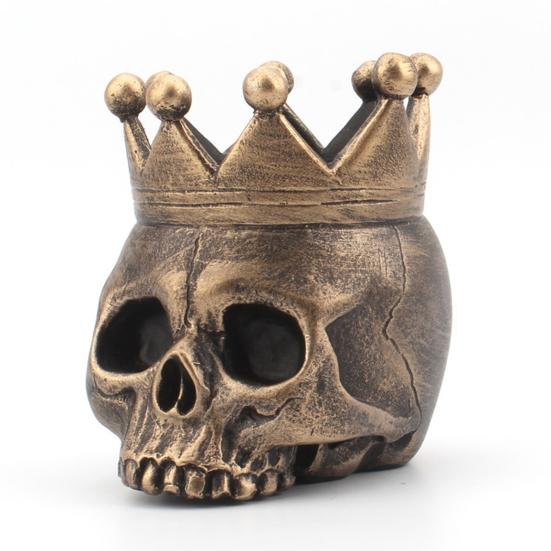 Хэллоуин Корона Череп Подсвечник Вотивный Подставка для Чайной Свечи Гостиная Ванная Комната Подсвечник Украшение Настольное Украшение Орнамент