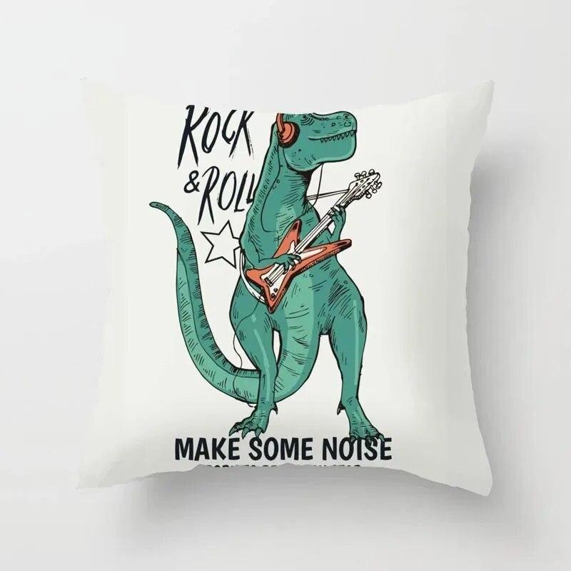 Office Dinosaur Sofa Pillowcase Cushion Cover Pillowcase Cushion Cover Sofa Bed Home Decoration Living Room Car