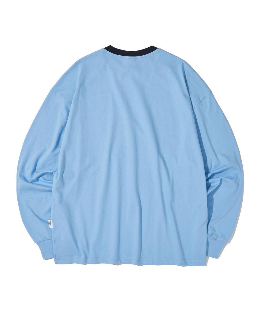 URBANDTYPE Football Jersey Long Sleeve_Sky Blue