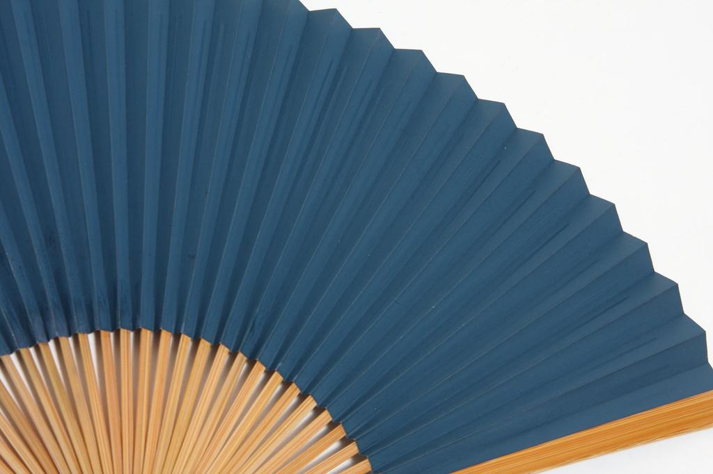 Hasegawa Kyoto Handmade by Kyoto Comes with Fan Pouch and Wooden Kasumi Navy Fan, Kasumi, Artisans, Box,