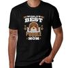 Worlds Best Poodle Mom Dog Owner Tshirt Basic All Season Solid Tshirt