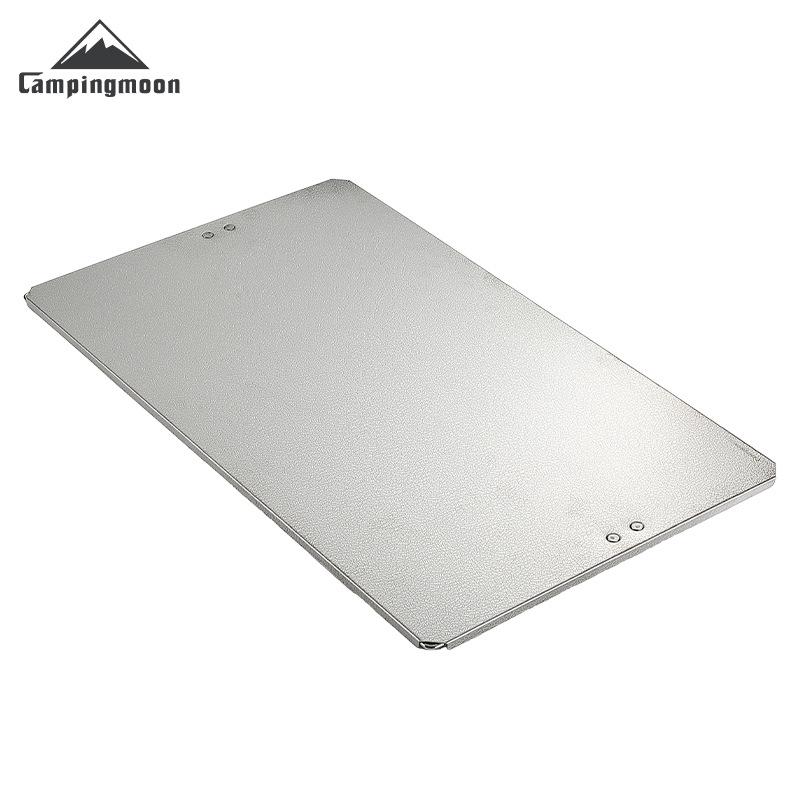 Легкий сетчатый стол Coleman T-2355 с квадратной столешницей из нержавеющей стали с рисунком и дополнительным подносом