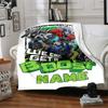 Transformers Fans (17) Personalized Name Blanket Cozy Customizable Blanket Ultra-Soft Versatile for Bed Home Decor Picnics Living Room