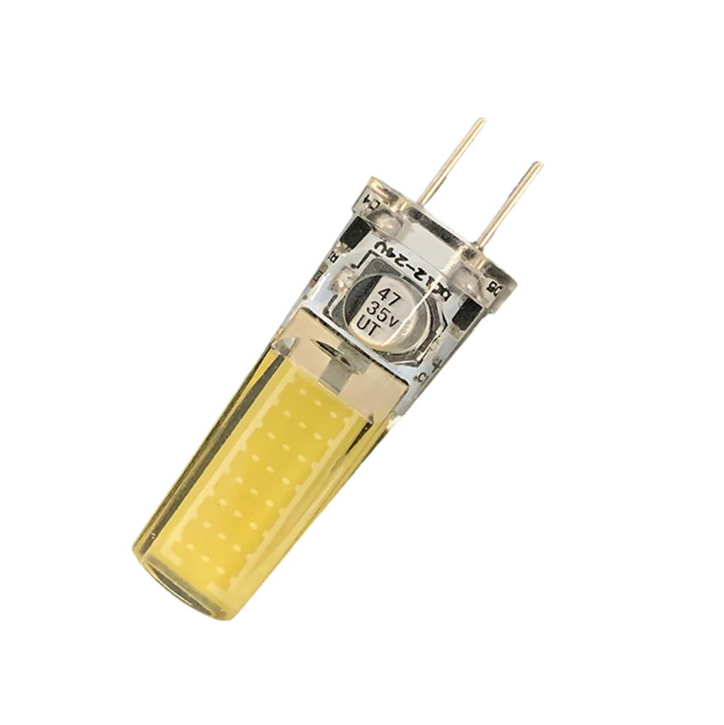 Dimmable LED COB 10W GY6.35 G4 AC / DC 12V LED GY6.35 COB 2508 Dimming LED Corn Lighting g6.35 Crystal Home Pendant Light White