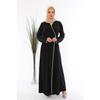 Prayer Dress With Tie Inside And Outside Black Color