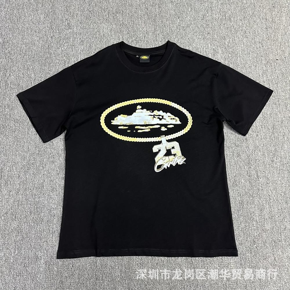 Cross-border Corteiz tide brand Alcatraz summer retro printing men's and women's trend loose casual short-sleeved T-shirt