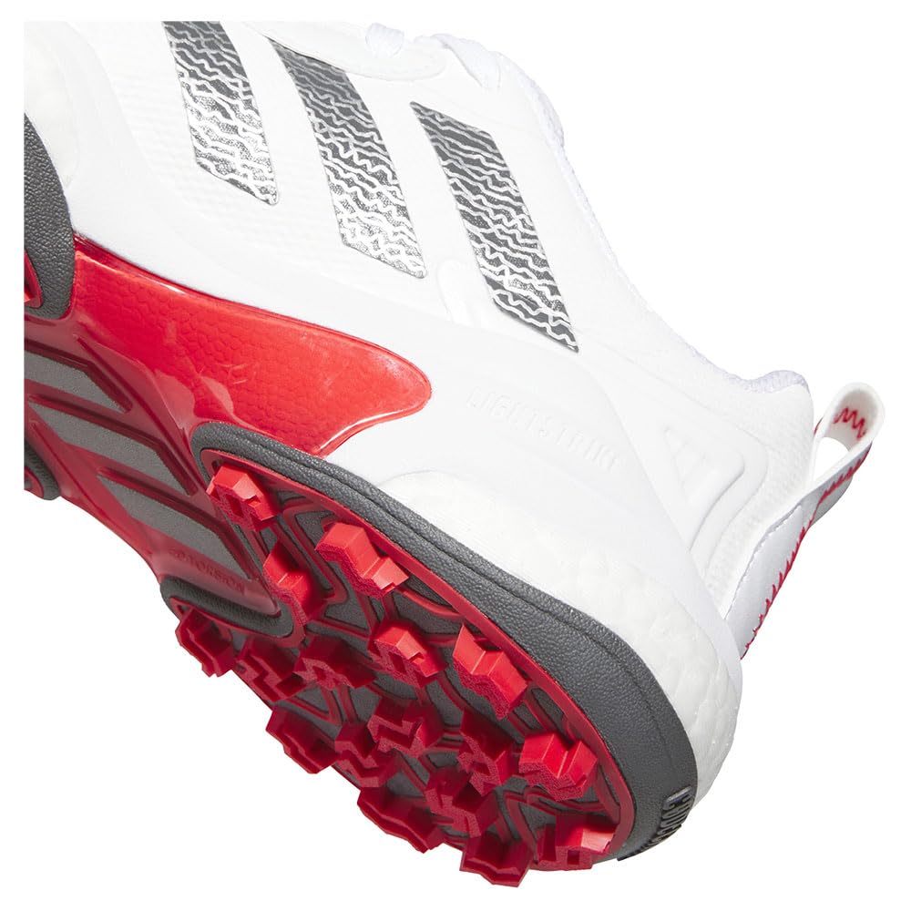 Golf Shoes Code Chaos 25 Footwear Red cm 2E [Adidas Golf] Men's White/Gray Five/Lucid 26.0