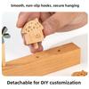 Nordic Style Key Hook Rack 6 Hooks Wall Decorative Hook  Kitchen Bathroom Bedroom