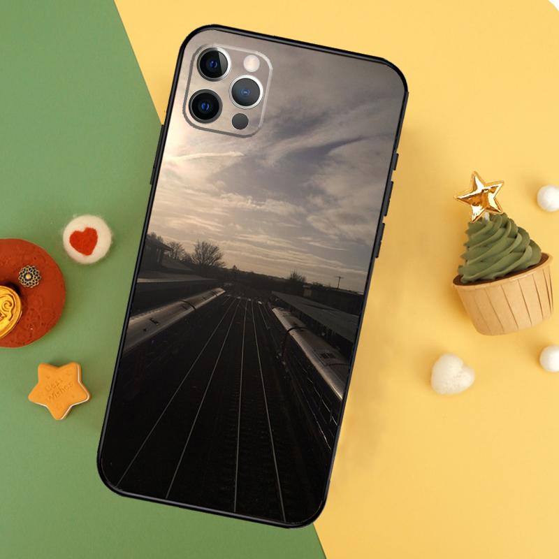 Чехол для телефона 'Железнодорожный путь и солнечный свет' для iPhone 17 Pro Max 17Air 16E 15 14 13 12 11 16 Pro Max Mini Ударопрочный чехол