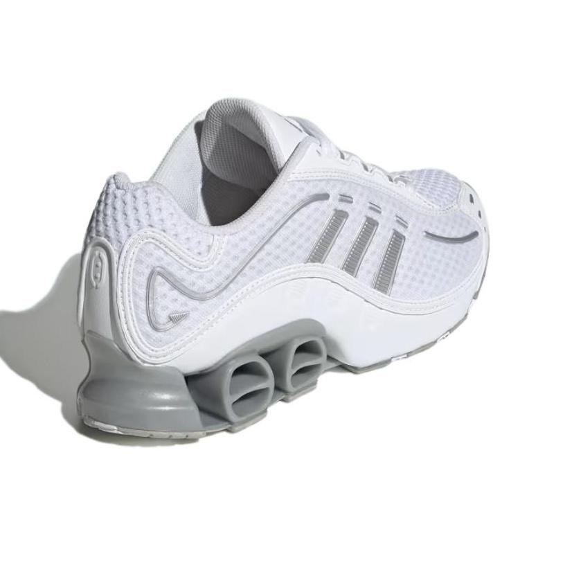 adidas Megaride O1 белые серебристые металлические женские кроссовки Cloud-White JQ2292