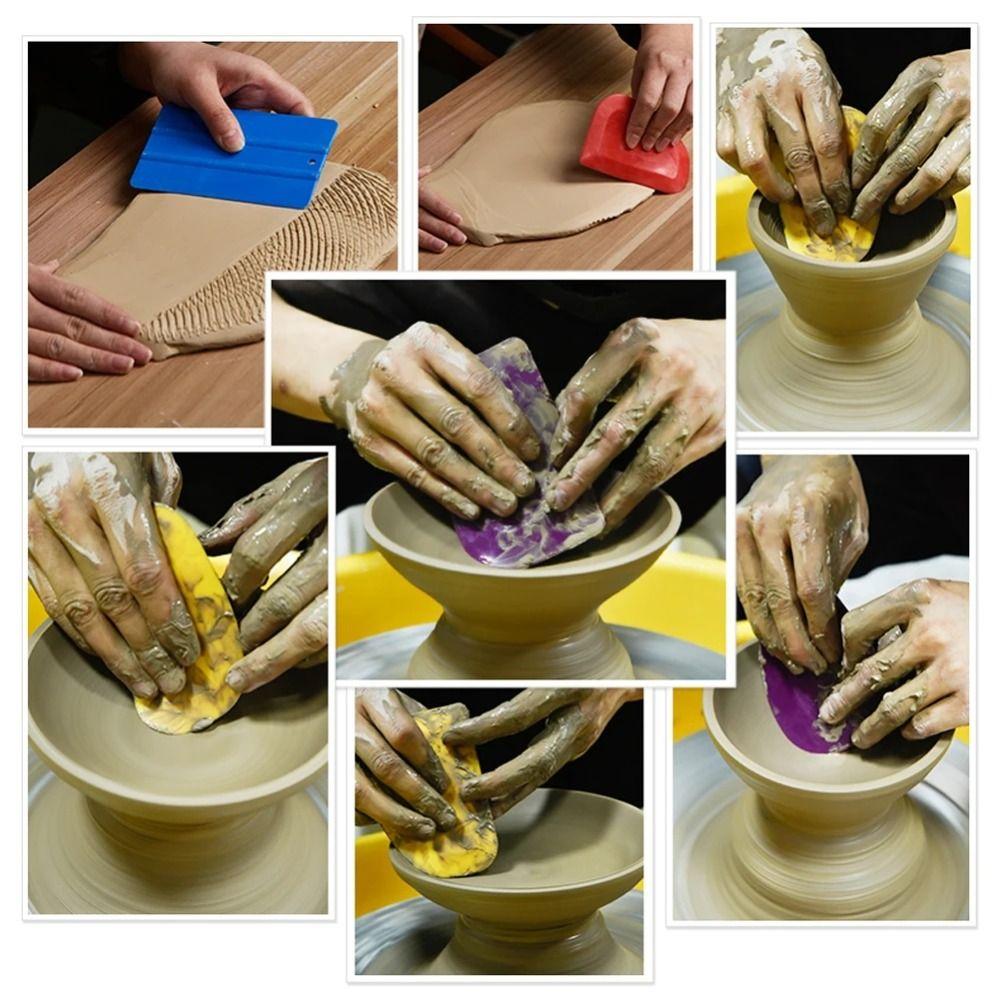 Soft Scraper Cutter Multifunctional Sculpture Shaping Tool DIY Sculpture Soft Rubber Rib Craft