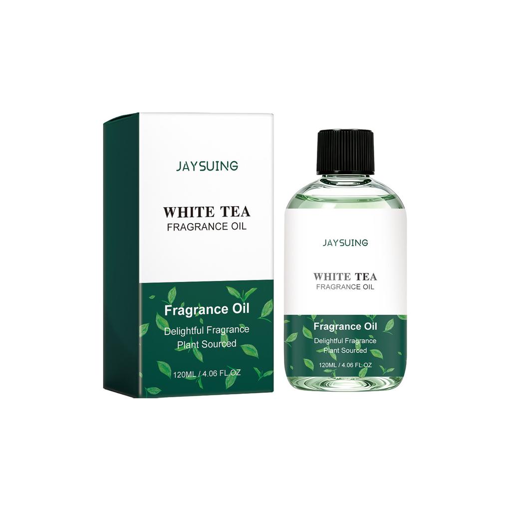 JAYSUING White Tea Fragrance Oil Perfume Long Lasting Fresh Skin Scent for Daily Commute Date 120ml