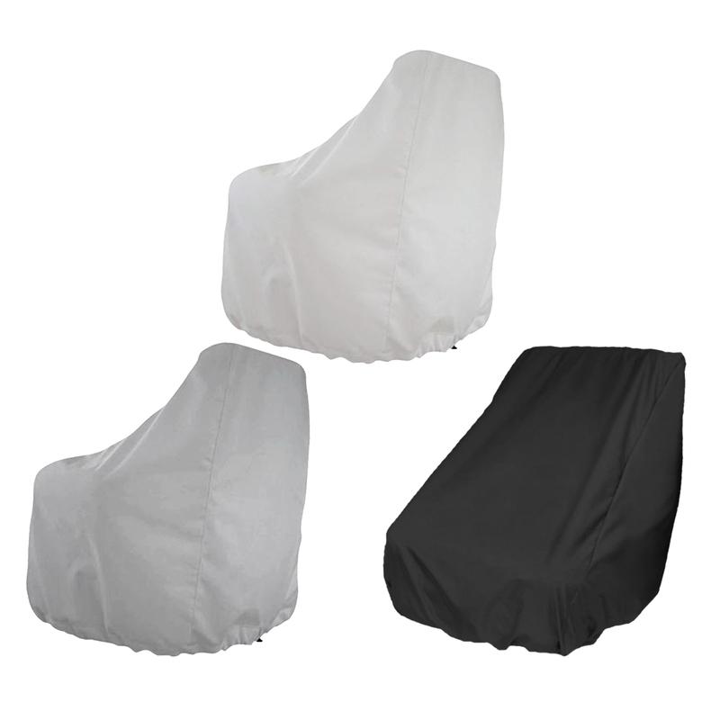 Captain Boat Seat Cover Protection Elastic Closure UV Resistant Waterproof