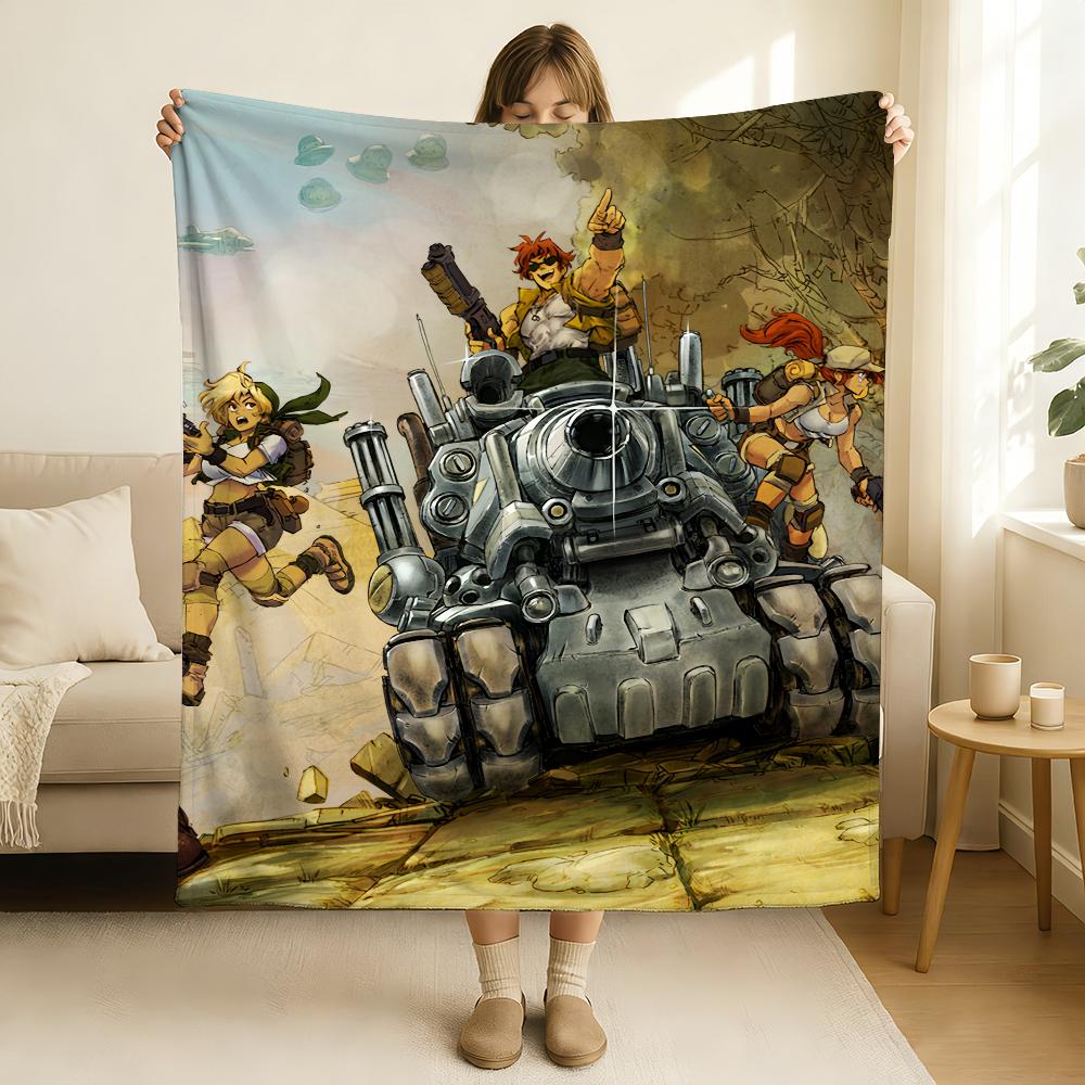 Game Metal Slug Tactics Blanket Soft and Skin Friendly For Couch Bed Napping Bedspread All Seasons Comforter