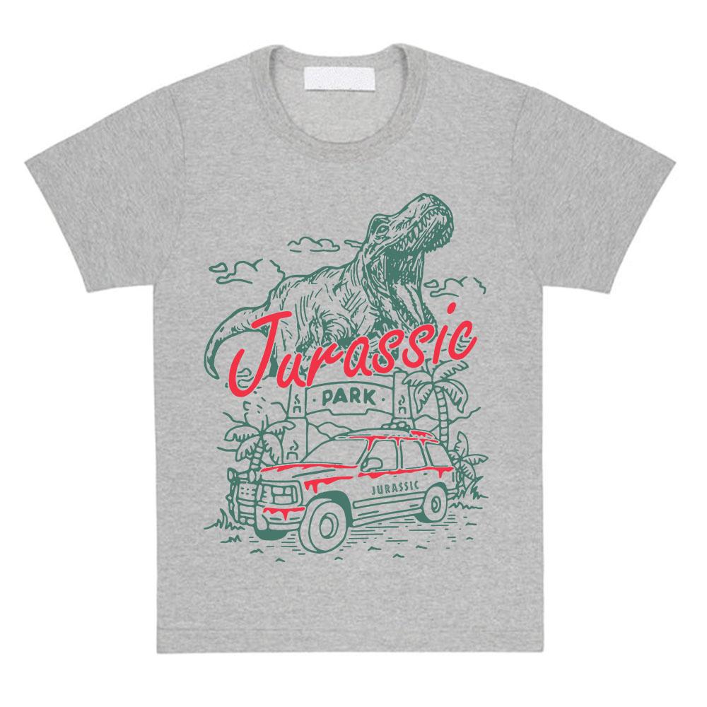 Jurassic World Rebirth T-shirt Cotton Summer Short Sleeve Tshirts Casual Loose Movie Printing T Shirt O-neck Soft Women Clothing
